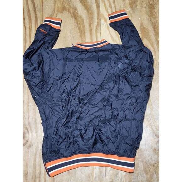 Eastbay Pullover Jacket Windbreaker Men Size XL Black Long Sleeve Zip Side @E7 - Picture 2 of 10